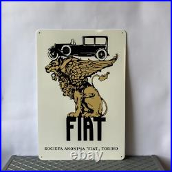 Vintage FIAT torino Hevay Metal Sign 24x16(60x40 cm)