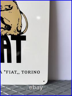 Vintage FIAT torino Hevay Metal Sign 24x16(60x40 cm)