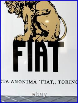 Vintage FIAT torino Hevay Metal Sign 24x16(60x40 cm)