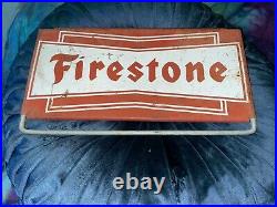 Vintage FIRESTONE tires metal garage sign