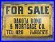 Vintage_Fargo_ND_1940s_Metal_Sign_For_Sale_Dakota_Bond_Mortgage_Co_Broadway_01_yllu