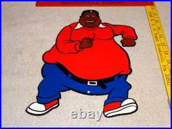 Vintage Fat Albert Tv Show Cartoon 12 Enamel Metal Bill Cosby Gasoline Oil Sign