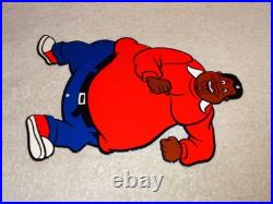 Vintage Fat Albert Tv Show Cartoon 12 Enamel Metal Bill Cosby Gasoline Oil Sign