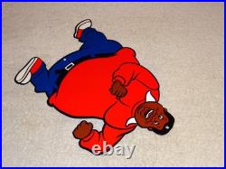 Vintage Fat Albert Tv Show Cartoon 12 Enamel Metal Bill Cosby Gasoline Oil Sign