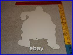 Vintage Fat Albert Tv Show Cartoon 12 Enamel Metal Bill Cosby Gasoline Oil Sign