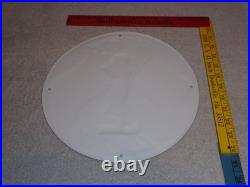 Vintage Fat Boys Speed Shop 11 3/4 Embossed Metal Gasoline Oil Racing Flag Sign