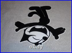 Vintage Felix The Cat Chevrolet +hands Open 12 Die-cut Metal Gasoline Oil Sign