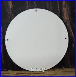 Vintage Fire Ring Action Spark Plugs Porcelain Enamel Metal Sign Size 12