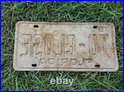 Vintage Florida 1975 TO-CLOSE License Plate Personalized RARE License Plate