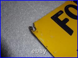 Vintage Follow The Airplane To Aer-o-plane Stores 20 Metal Gasoline & Oil Sign