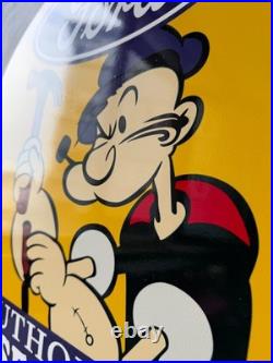 Vintage Ford Authorized Service Popeye Hammer Heavy Metal Sign 19.7 (50cm)