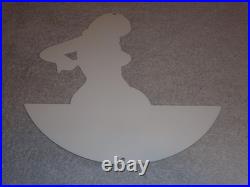 Vintage Ford Genuine Parts V8 Service Garage Woman Metal Car Truck Gasoline Sign Vintage Ford Genuine Parts V8 Service Garage Woman Metal Car Truck Gasoline Sign