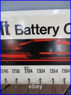 Vintage Ford Motorcraft Battery Cables Store Display 20 Metal Sign