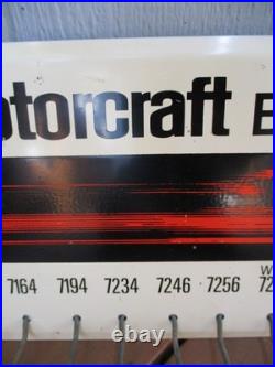 Vintage Ford Motorcraft Battery Cables Store Display 20 Metal Sign