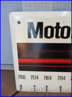 Vintage Ford Motorcraft Battery Cables Store Display 20 Metal Sign