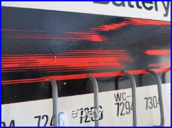 Vintage Ford Motorcraft Battery Cables Store Display 20 Metal Sign Vintage Ford Motorcraft Battery Cables Store Display 20 Metal Sign