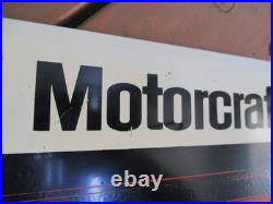 Vintage Ford Motorcraft Battery Cables Store Display 20 Metal Sign