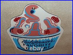 Vintage Foster's Freeze Ice Cream California 10.5 Porcelain Metal Gas Oil Sign
