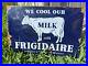 Vintage_Frigidaire_Porcelain_Metal_Flange_Sign_Gas_Oil_Dairy_Farm_Cow_Milk_Beef_01_awg