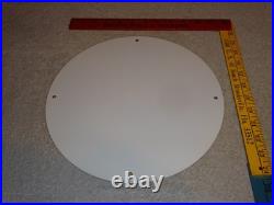 Vintage Frontier Gasoline Wainoco Oil Cowboy+ Horse 11 3/4 Porcelain Metal Sign