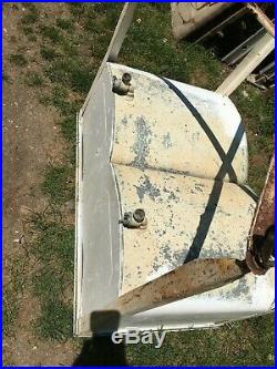 Vintage Galvanized Metal Double Washtub Wash Tub on stand Farm Fresh with Lid