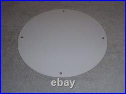 Vintage Gilmore Oil Company Lion Growling 11 3/4 Porcelain Metal Gasoline Sign