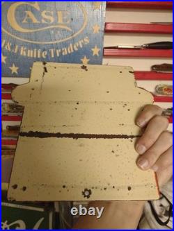 Vintage Goodyear Tires Porcelain Metal Sign Old Gas Oil Automobile Parts Service