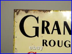 Vintage Granger Rough Cut Tobacco Pipe Store Display Sign Tin Metal-23.5