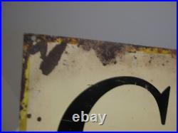 Vintage Granger Rough Cut Tobacco Pipe Store Display Sign Tin Metal-23.5