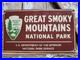 Vintage_Great_Smoky_Mountains_Porcelain_Sign_Rare_Old_National_Park_Service_Camp_01_pkn