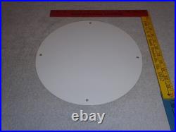 Vintage Harbor Gasoline Airplane Seaplane 11 3/4 Porcelain Metal Gas & Oil Sign