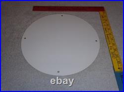 Vintage Harbor Gasoline Airplane Seaplane 11 3/4 Porcelain Metal Gas & Oil Sign