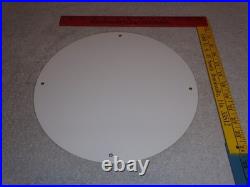 Vintage Harbor Gasoline Airplane Seaplane 11 3/4 Porcelain Metal Gas & Oil Sign