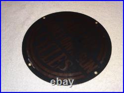 Vintage Harley Davidson Motorcycles 11 1/4 Porcelain Metal Gasoline & Oil Sign