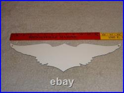 Vintage Harley Davidson? Motorcycles Wings 15 Metal Enamel Gasoline Oil Sign