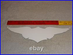 Vintage Harley Davidson? Motorcycles Wings 15 Metal Enamel Gasoline Oil Sign