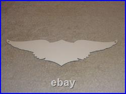 Vintage Harley Davidson? Motorcycles Wings 15 Metal Enamel Gasoline Oil Sign