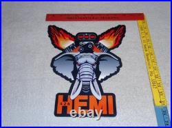 Vintage Hemi 426 Chrysler Dodge Elephant Engine 12 Metal Car Gasoline Oil Sign
