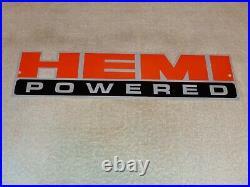 Vintage Hemi Powered Dodge Chrysler 14 Metal Car, Truck, Gasoline & Oil Sign