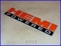 Vintage Hemi Powered Dodge Chrysler 14 Metal Car, Truck, Gasoline & Oil Sign