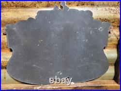 Vintage Hersheys Porcelain Sign Old Aaa Midget Auto Car Races Stadium Speedway