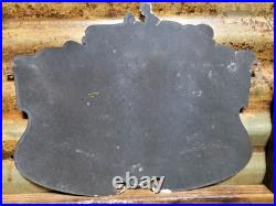 Vintage Hersheys Porcelain Sign Old Aaa Midget Auto Car Races Stadium Speedway