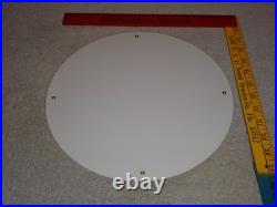 Vintage Hi-speed Ethyl Gas 11 3/4 Porcelain Metal High Speed Gasoline Oil Sign