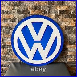 Vintage- High Quality- Volkswagen sign 19.7 (50cm)