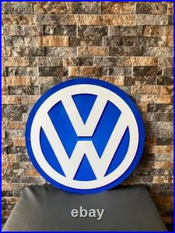 Vintage- High Quality- Volkswagen sign 19.7 (50cm)