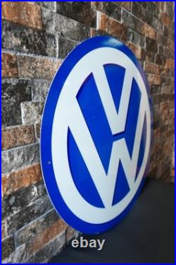 Vintage- High Quality- Volkswagen sign 19.7 (50cm)