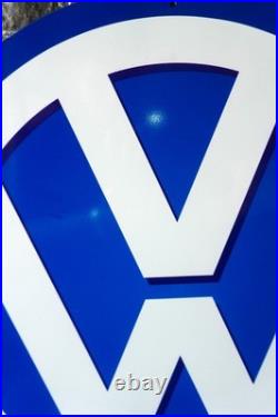 Vintage- High Quality- Volkswagen sign 19.7 (50cm)