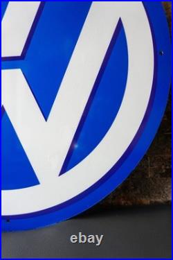 Vintage- High Quality- Volkswagen sign 19.7 (50cm)