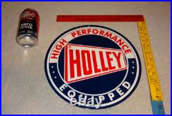 Vintage Holley Carburetor & Auto Car Ignition Parts 12 Metal Gasoline Oil Sign