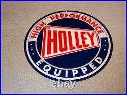 Vintage Holley Carburetor & Auto Car Ignition Parts 12 Metal Gasoline Oil Sign